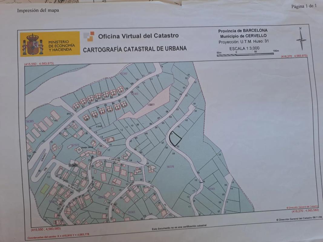 Terreno en venta en Cervelló, Barcelona photo 1