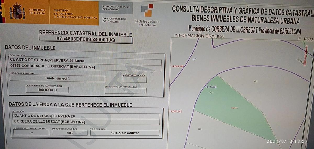 Terreno en venta en Corbera de Llobregat, Barcelona photo 3