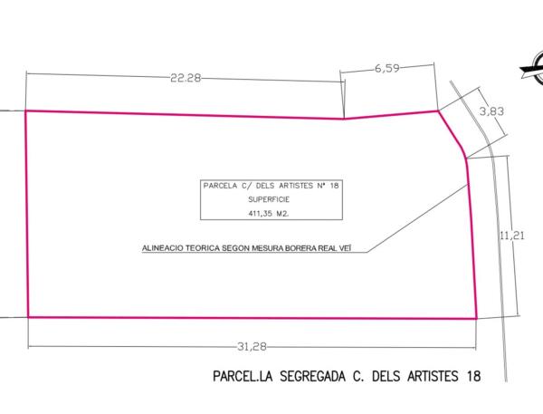 Terreno en calle Artistes, 18 photo 1