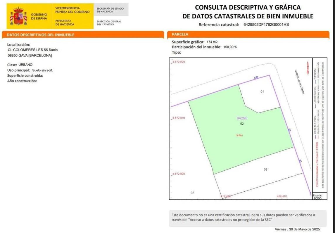 Terreno en venta en Gavà, Barcelona photo 5