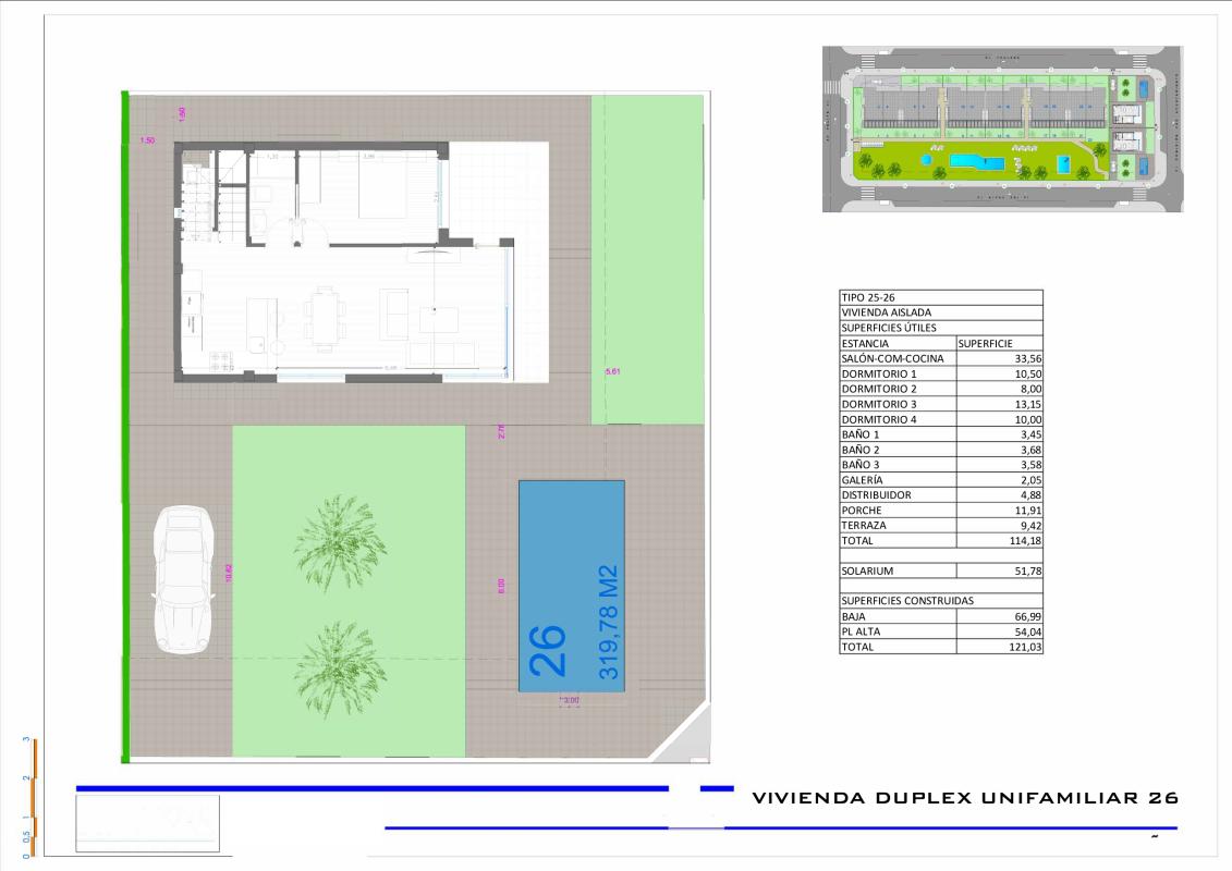 Obra nueva Thiar Village III en Pilar de la Horadada (Revista) plan 2