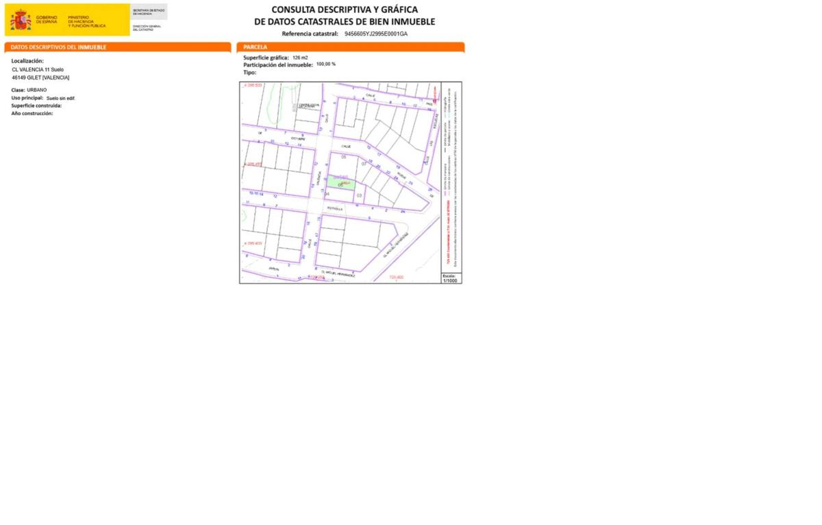 Terreno en venta en Gilet, Valencia photo 1