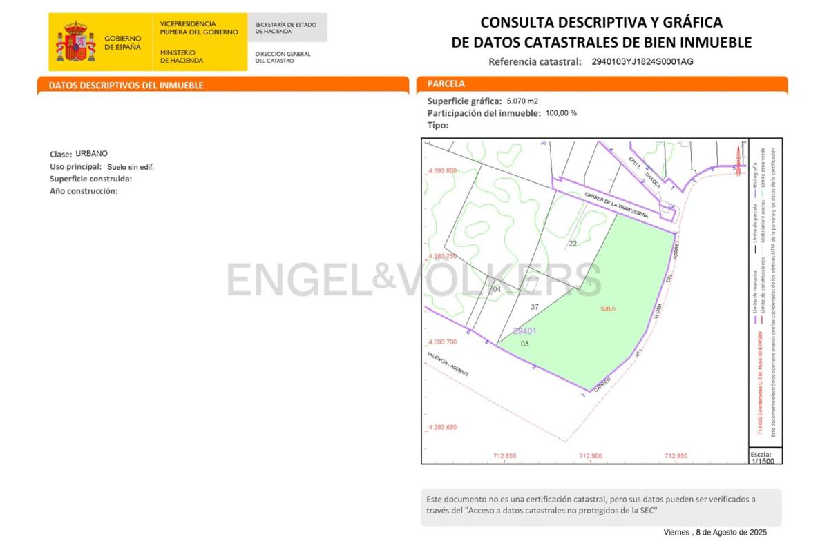 Terreno en venta en San Antonio de Benagéber, Valencia photo 3