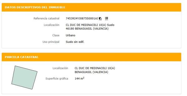 Terreno en calle Duc de Medinaceli, 10 thumbnail 1