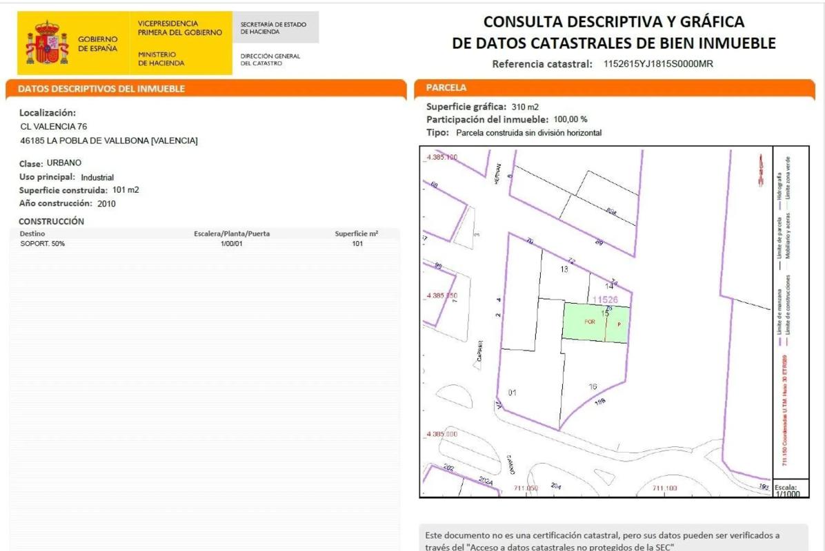 Terreno en venta en La Pobla de Vallbona, Valencia photo 1
