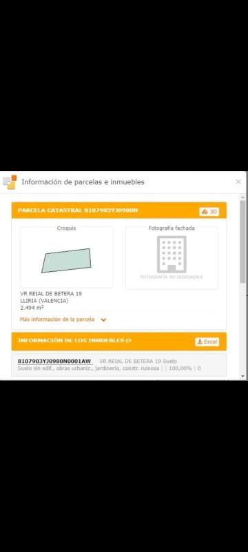 Terreno en venta en Llíria, Valencia photo 3