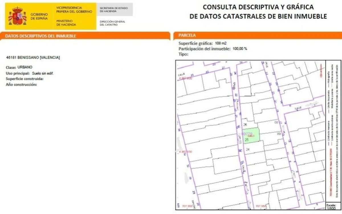 Terreno en venta en Benisano, Valencia photo 2