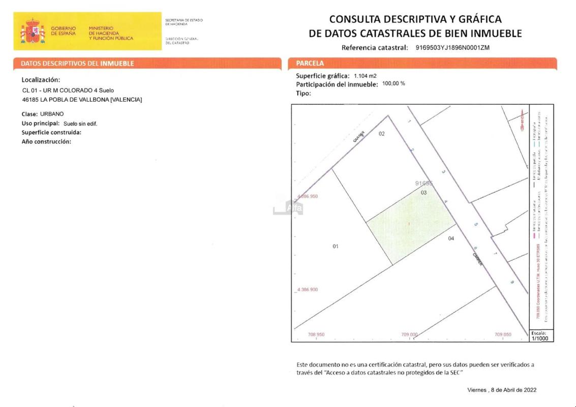 Land for sale in La Pobla de Vallbona, Valencia photo 1