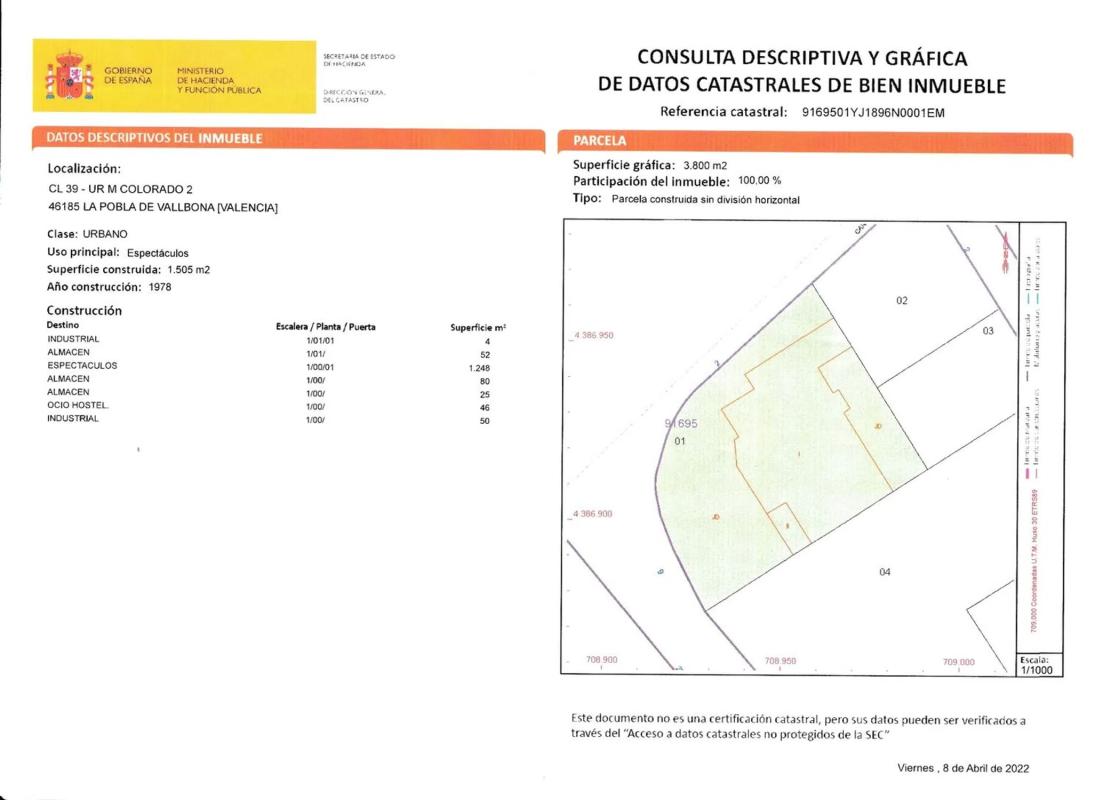 Terreno en venta en La Pobla de Vallbona, Valencia photo 2