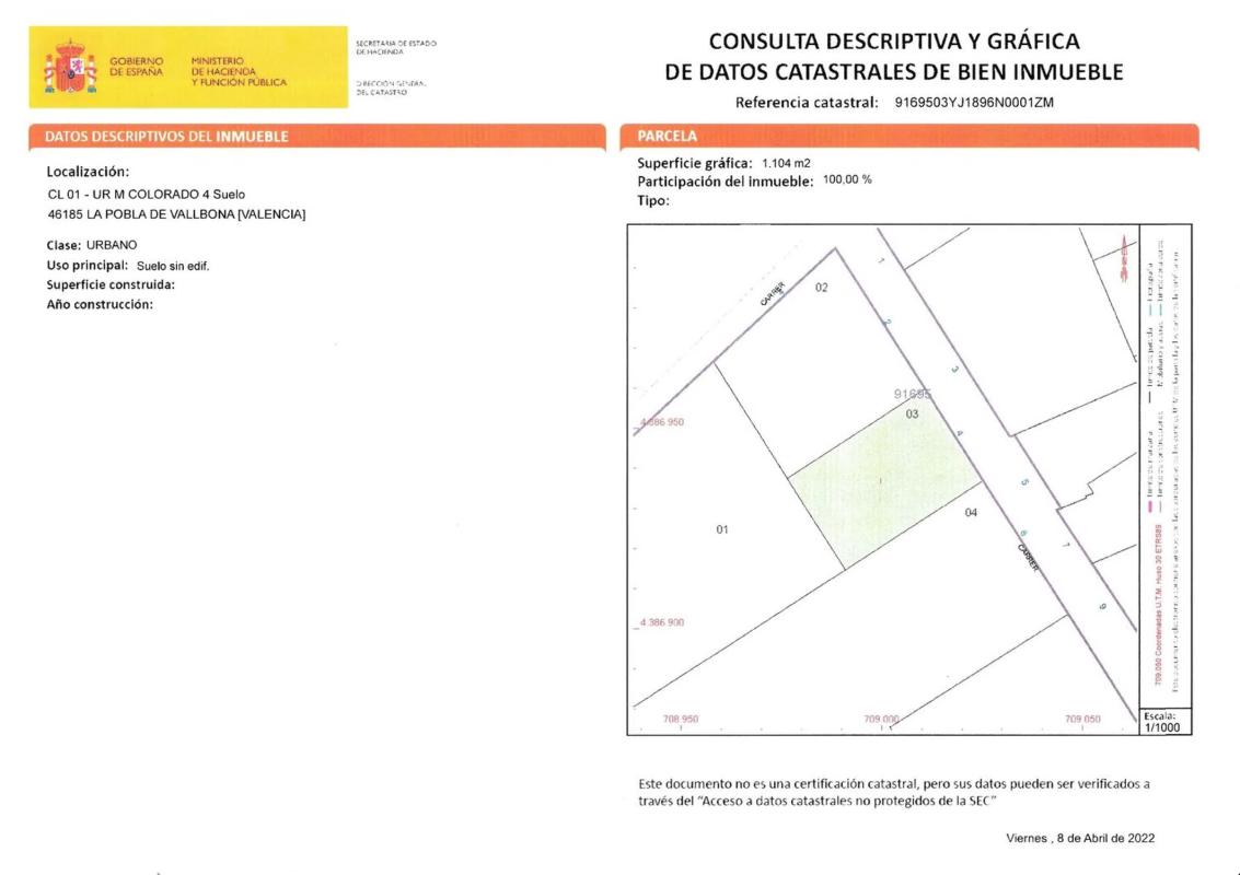Terreno en venta en La Pobla de Vallbona, Valencia photo 3