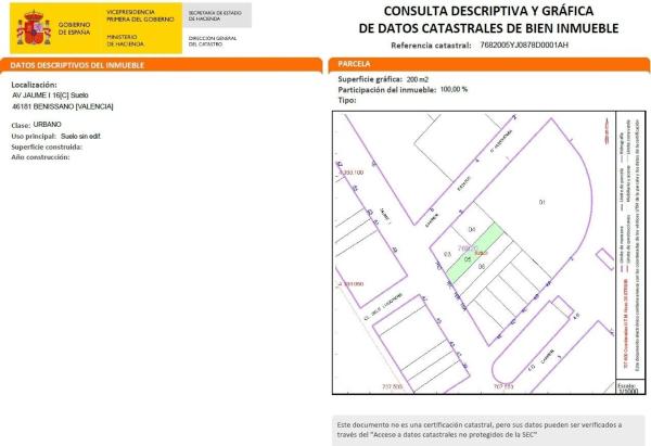 Terreno en Benisano photo 1