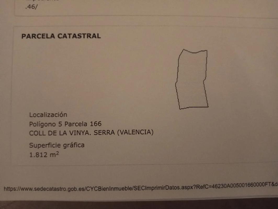 Terreno en venta en Serra, Valencia photo 1