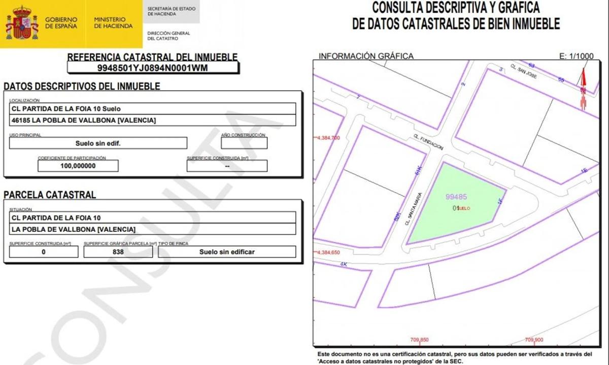 Land for sale in La Pobla de Vallbona, Valencia photo 2