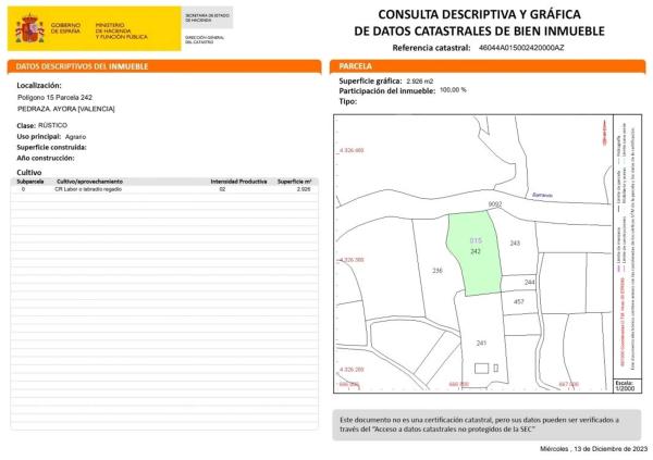 Terreno en Pedriza s/n photo 1