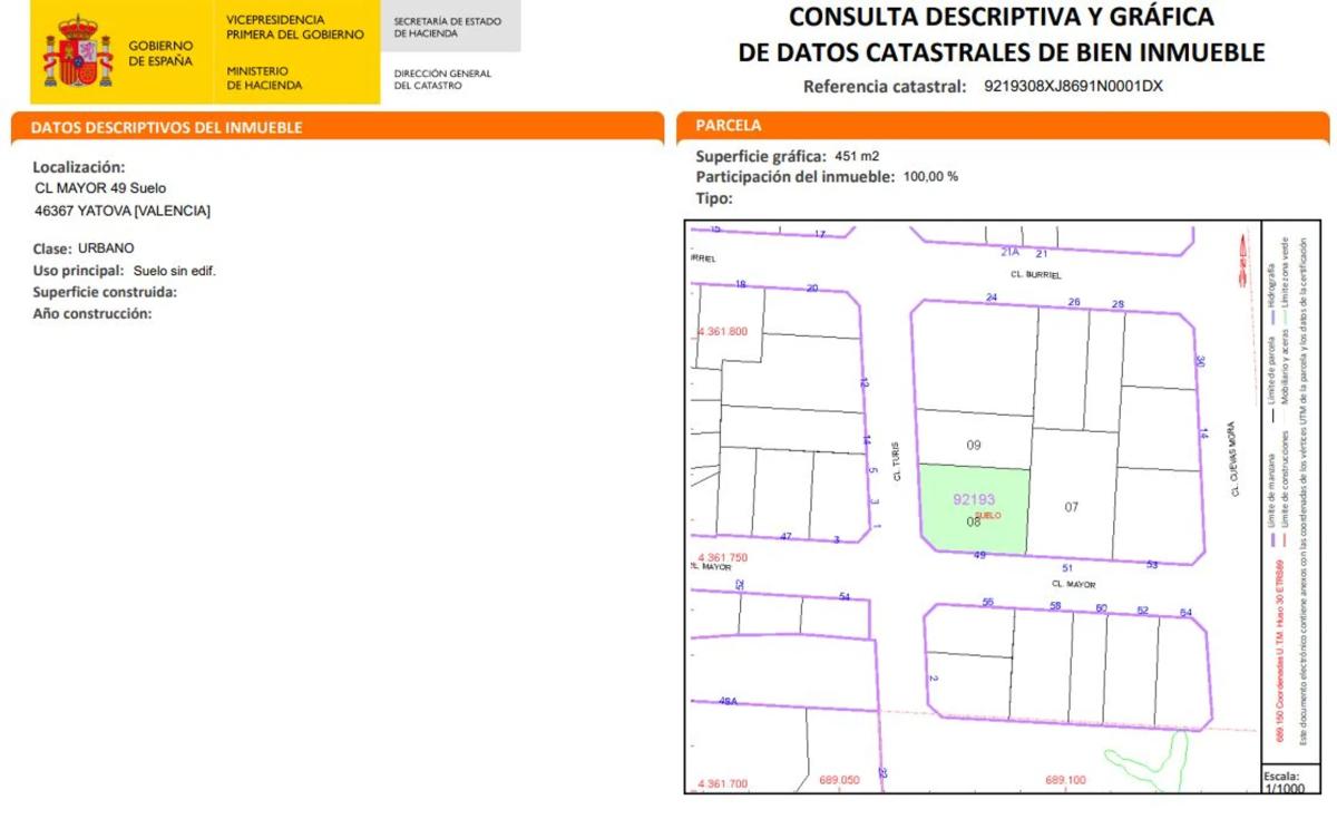 Terreno en venta en Yatova, Valencia photo 5