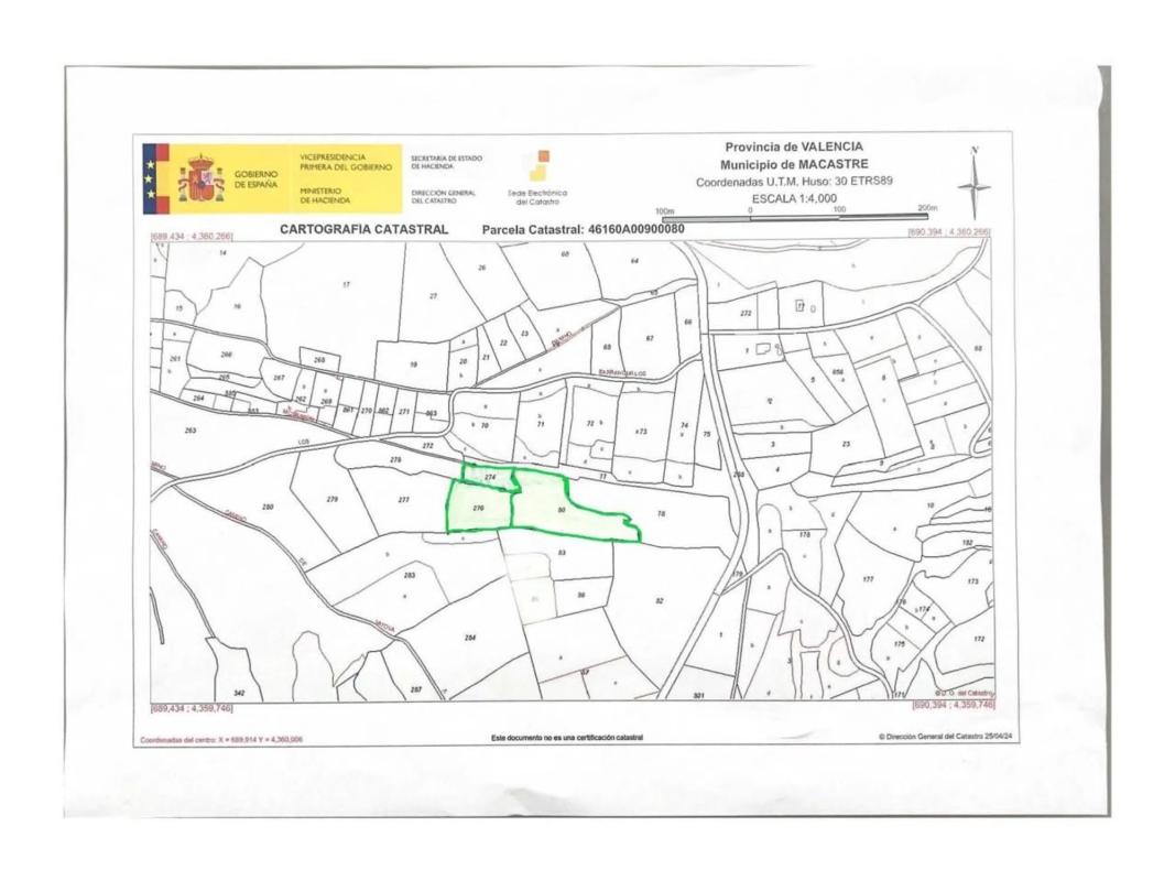 Terreno en venta en Macastre, Valencia photo 2