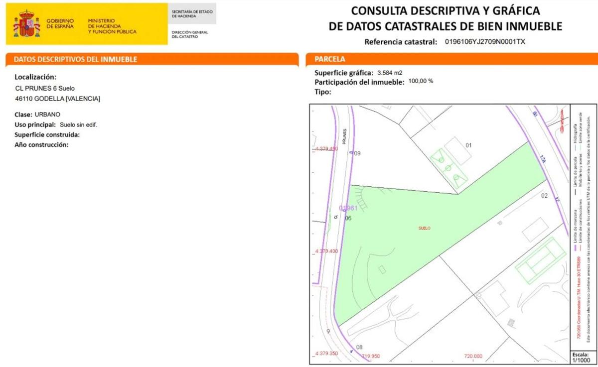 Terreno en venta en Godella, Valencia photo 3