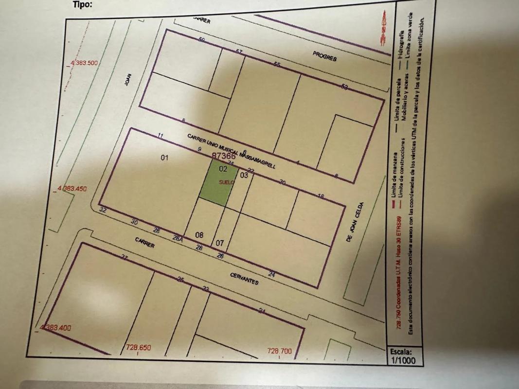 Land for sale in Massamagrell, Valencia photo 1