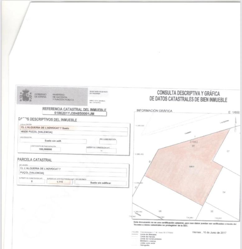Terreno en venta en Puçol, Valencia photo 1