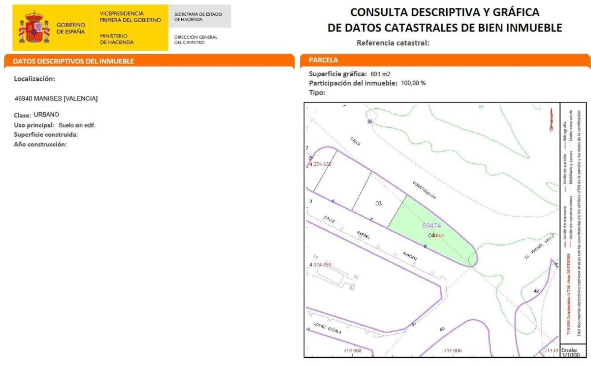 Terreno en venta en Manises, Valencia photo 5