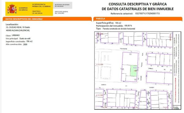 Terreno en Aldaia photo 1