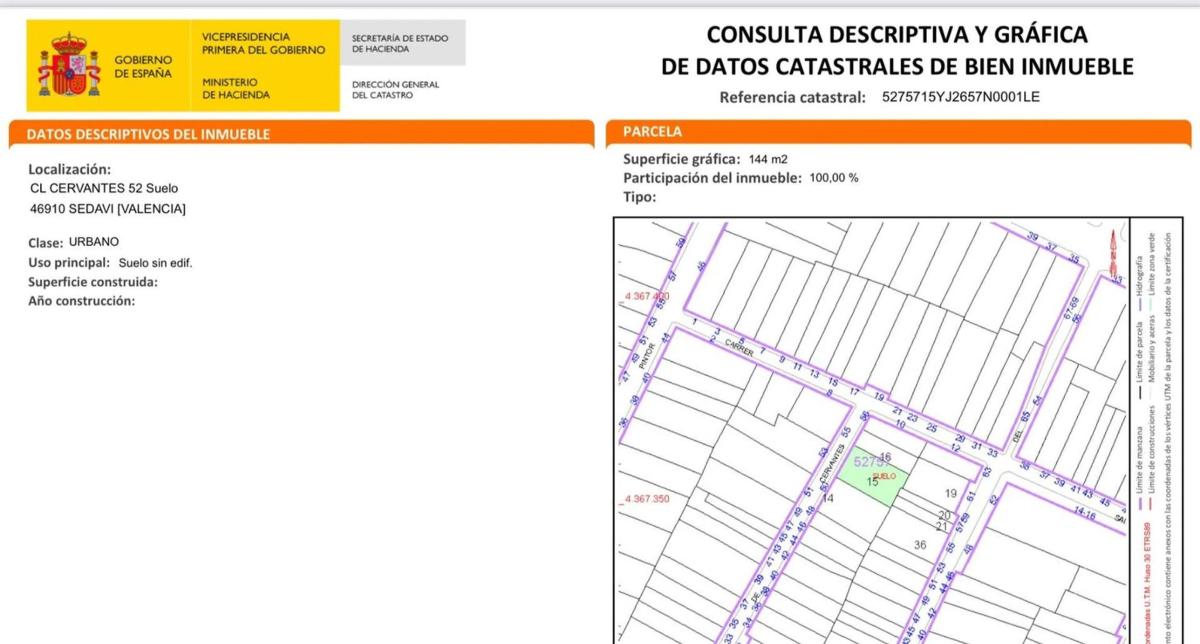 Terreno en venta en Sedavi, Valencia photo 4