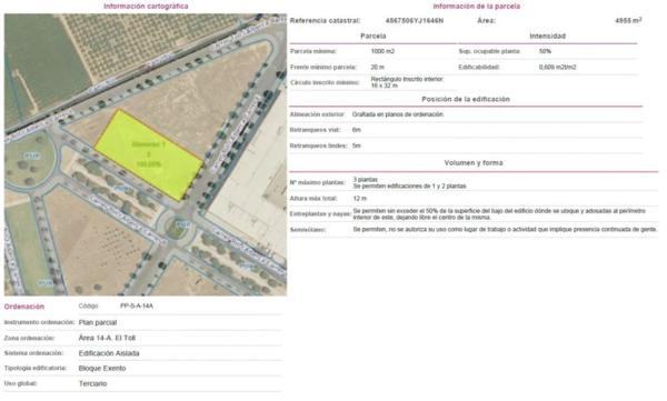 Terreno en calle Toll-l'Alberca Calle b, 3 thumbnail 2