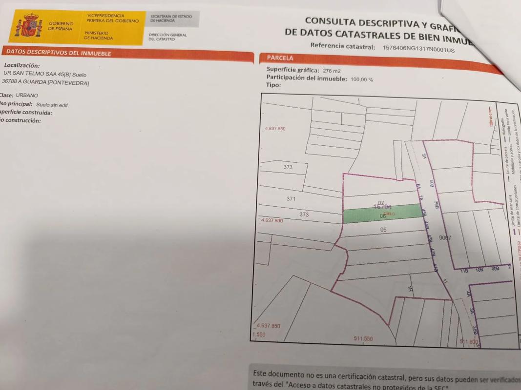 Участок земли на продажу в А Гуарда, Пontevedra photo 5