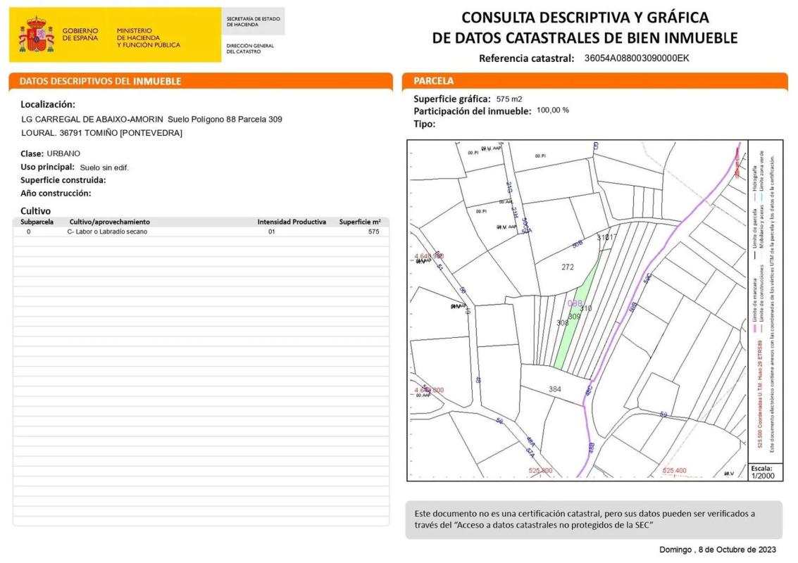 Land for sale in Tomiño, Pontevedra photo 5