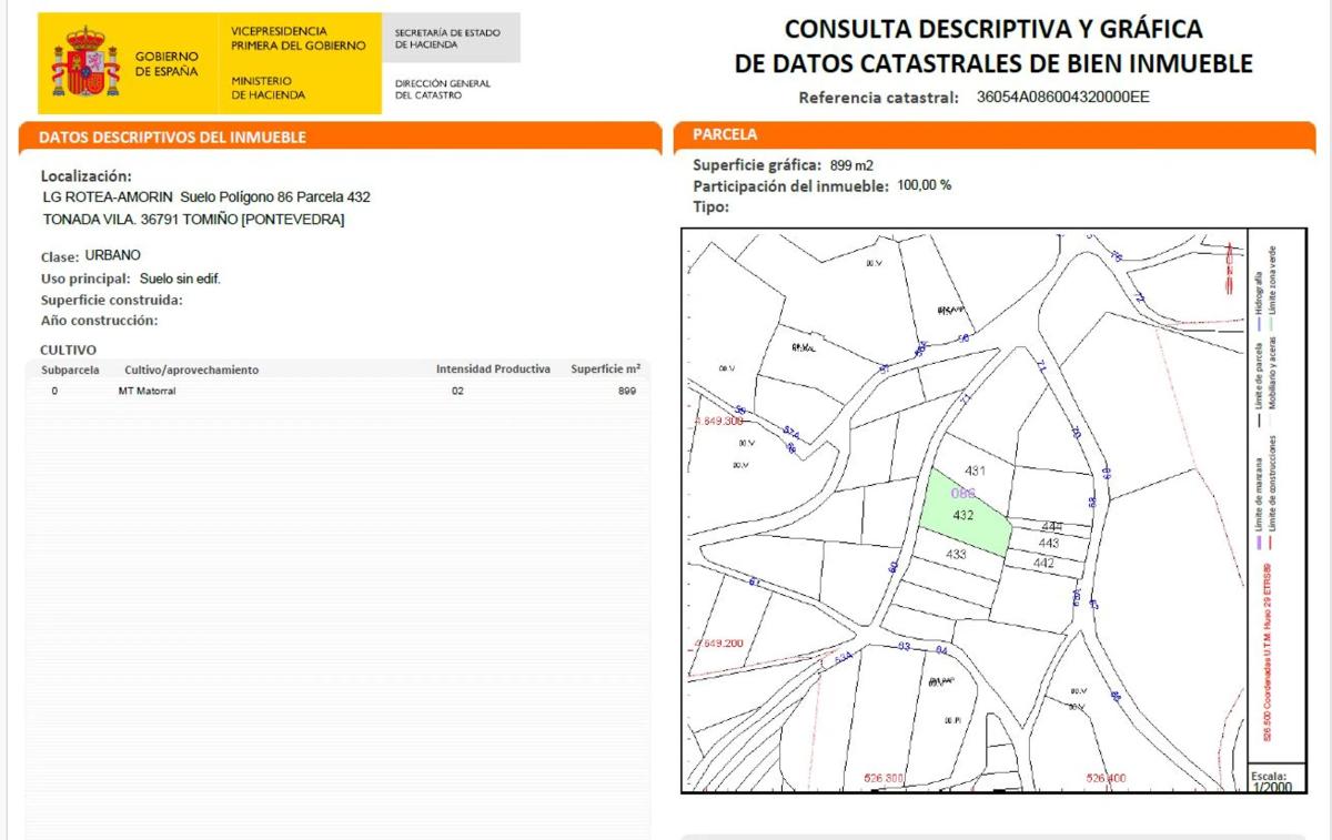 Land for sale in Tomiño, Pontevedra photo 1
