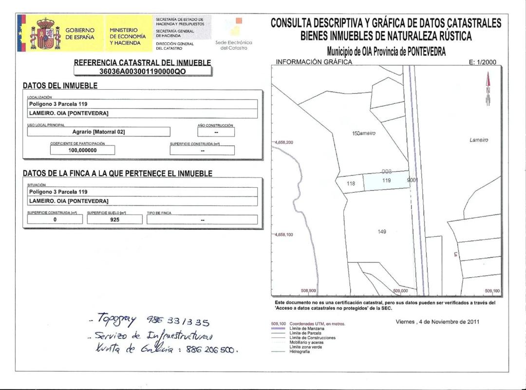 Участок земли на продажу в Оия, Пontevedra photo 4