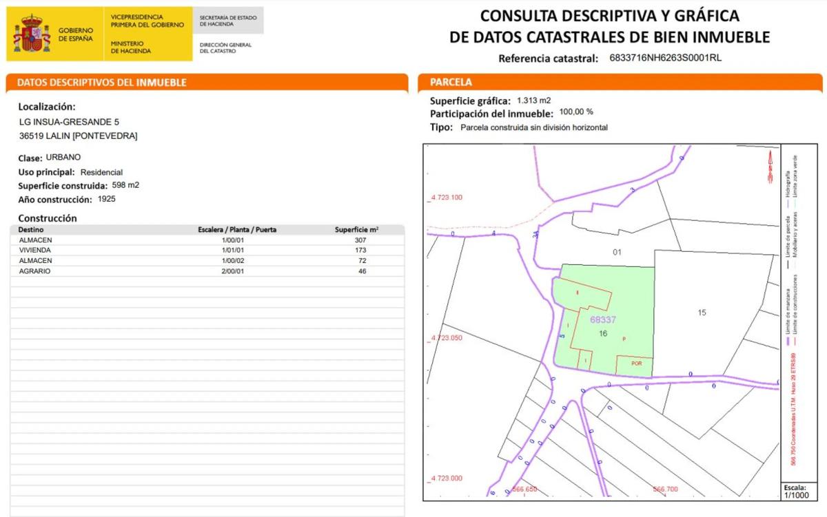 Terreno en venta en Lalin, Pontevedra photo 2