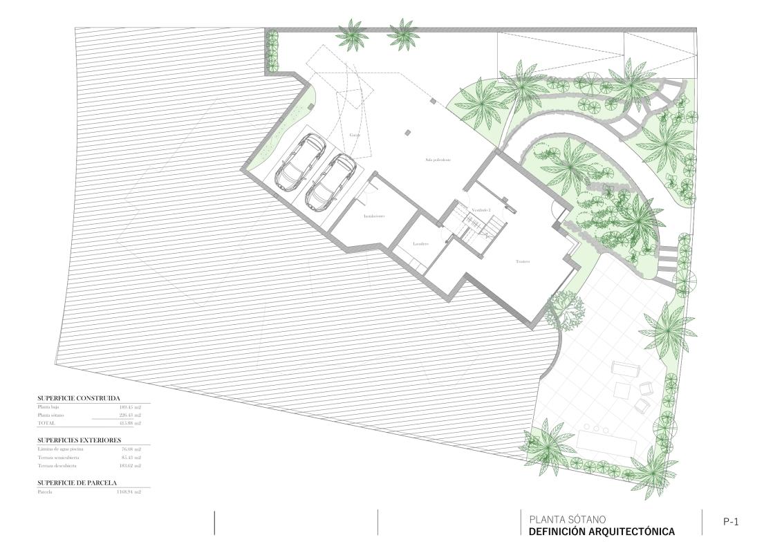 Obra nueva Villa Ensoa 40 en Orihuela (Revista) plan 1