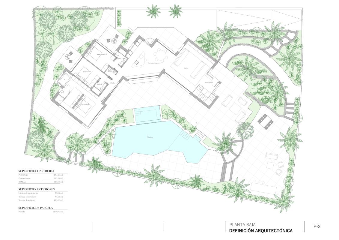 Obra nueva Villa Ensoa 40 en Orihuela (Revista) plan 2