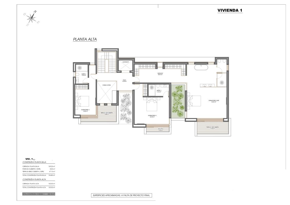 New construction Villa Orendella y Tauro in Alfaz del Pi plan 9