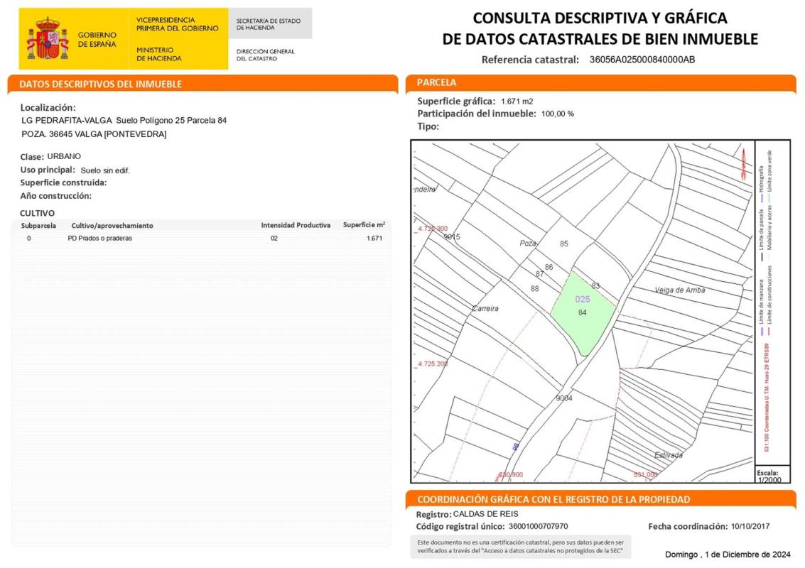 Terreno en venta en Valga, Pontevedra photo 5