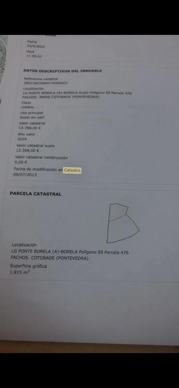 Działka na sprzedaż w Cerdedo-Cotobade, Pontevedra photo 5