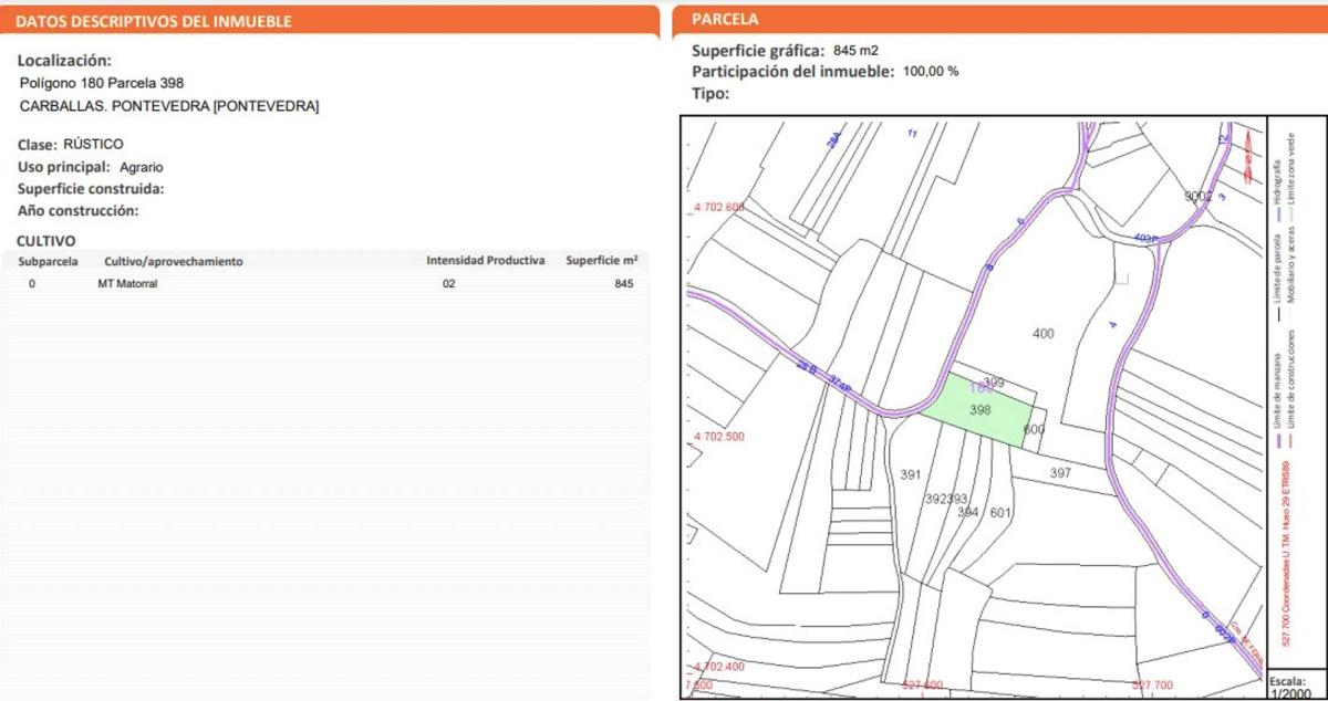 Terreno en venta en Campañó, Pontevedra photo 1