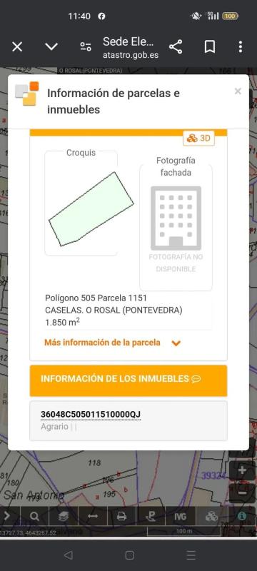 Terreno en venta en O Rosal, Pontevedra photo 5