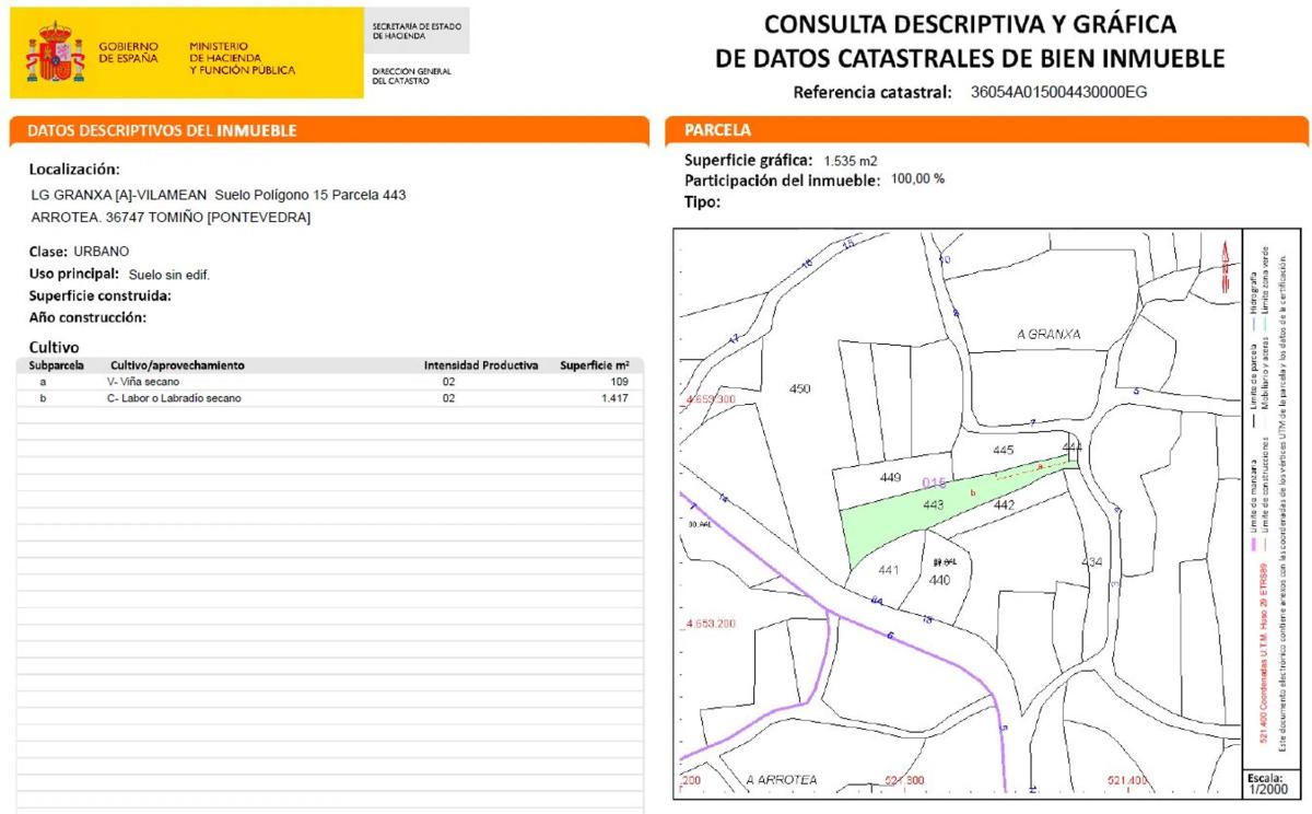 Land for sale in Tomiño, Pontevedra photo 2