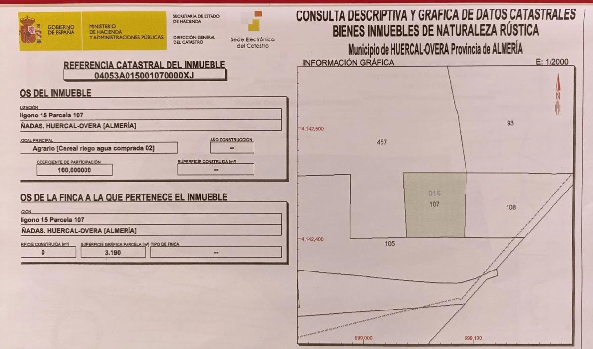 Terreno en venta en Huercal Overa, Almería photo 4