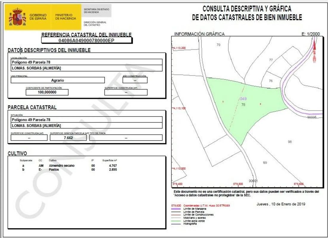 Land for sale in Sorbas, Almería photo 3