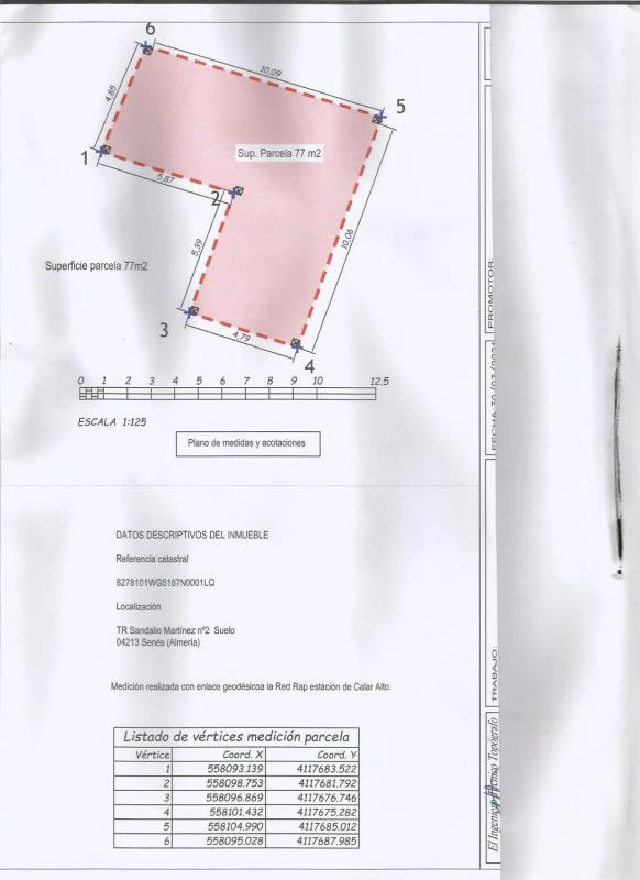 Участок земли на продажу в Сенес, Алмерия photo 2