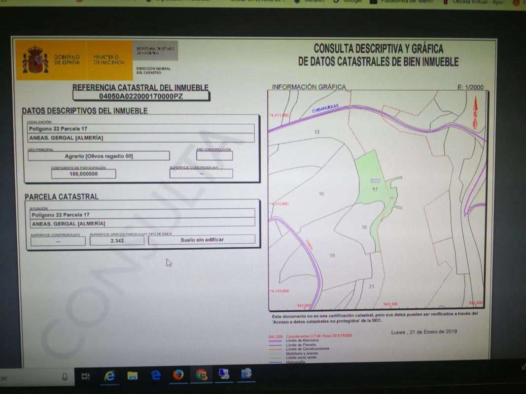 Land for sale in Gergal, Almería photo 1