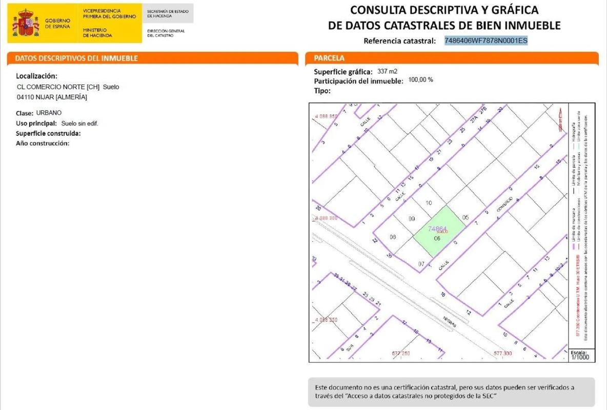 Land for sale in Nijar, Almería photo 1