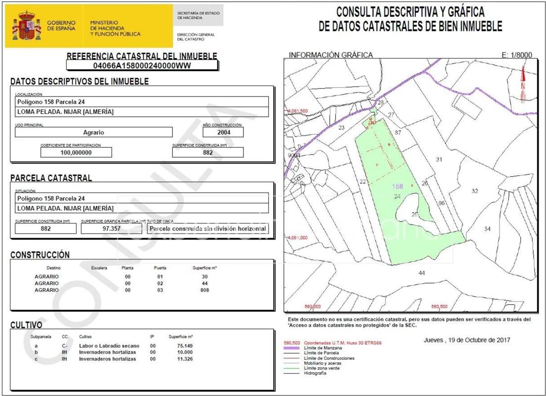 Terreno en venta en Nijar, Almería photo 2