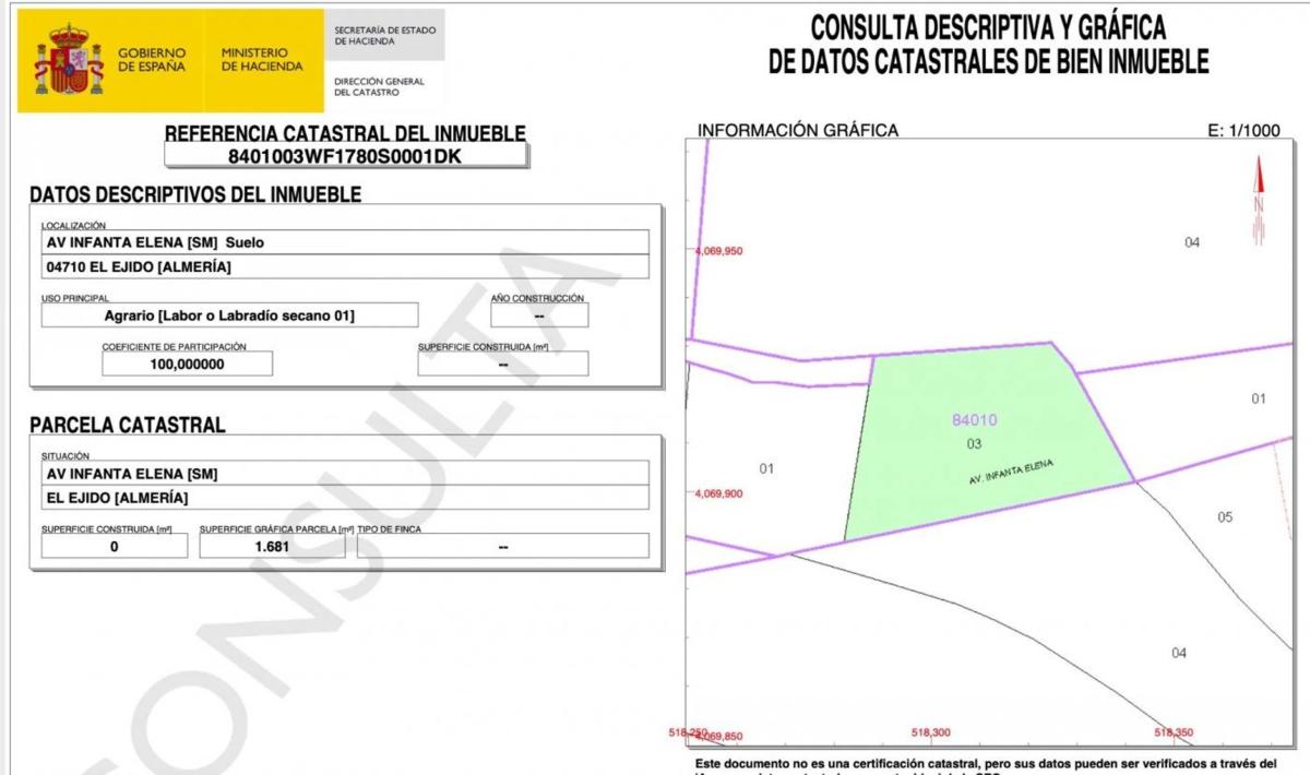 Land for sale in El Ejido, Almería photo 4
