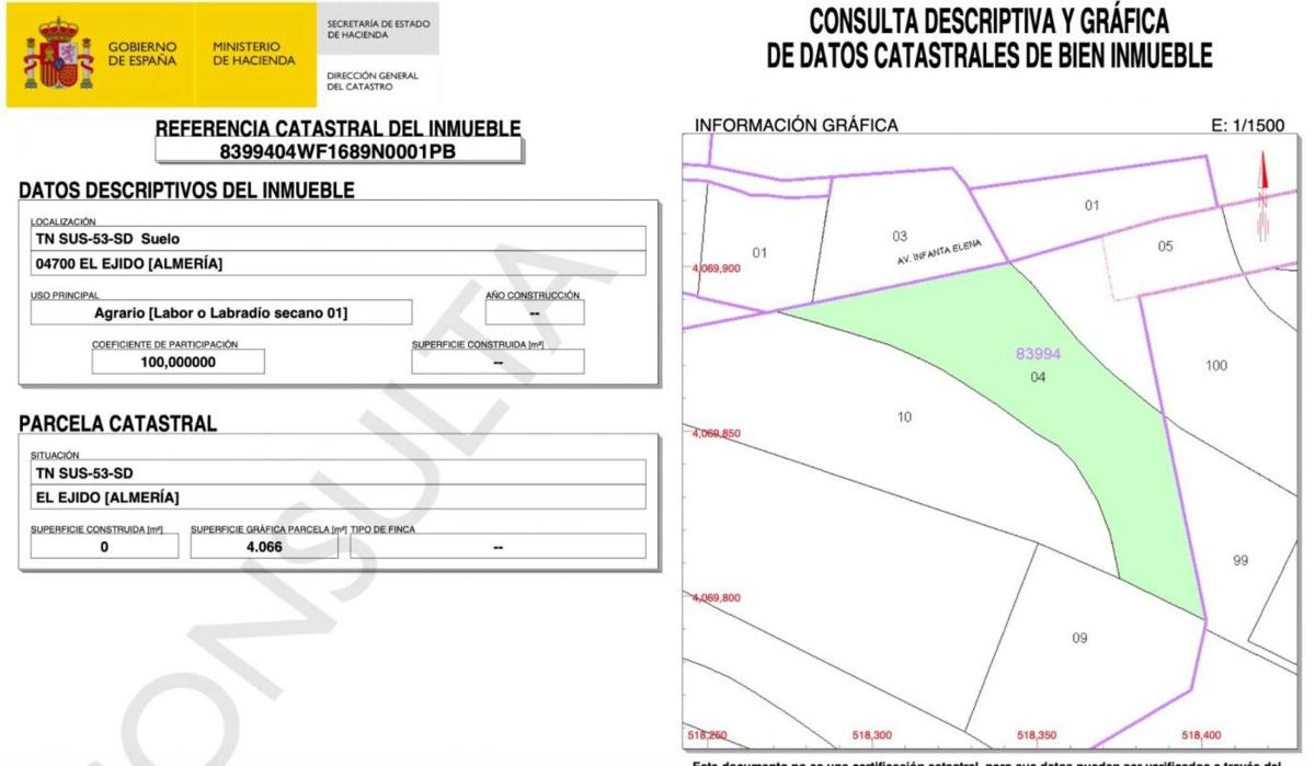 Land for sale in El Ejido, Almería photo 5
