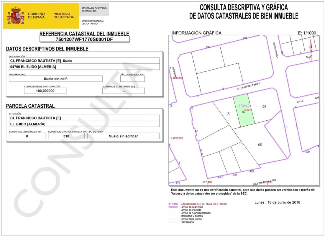Terreno en venta en El Ejido, Almería photo 3