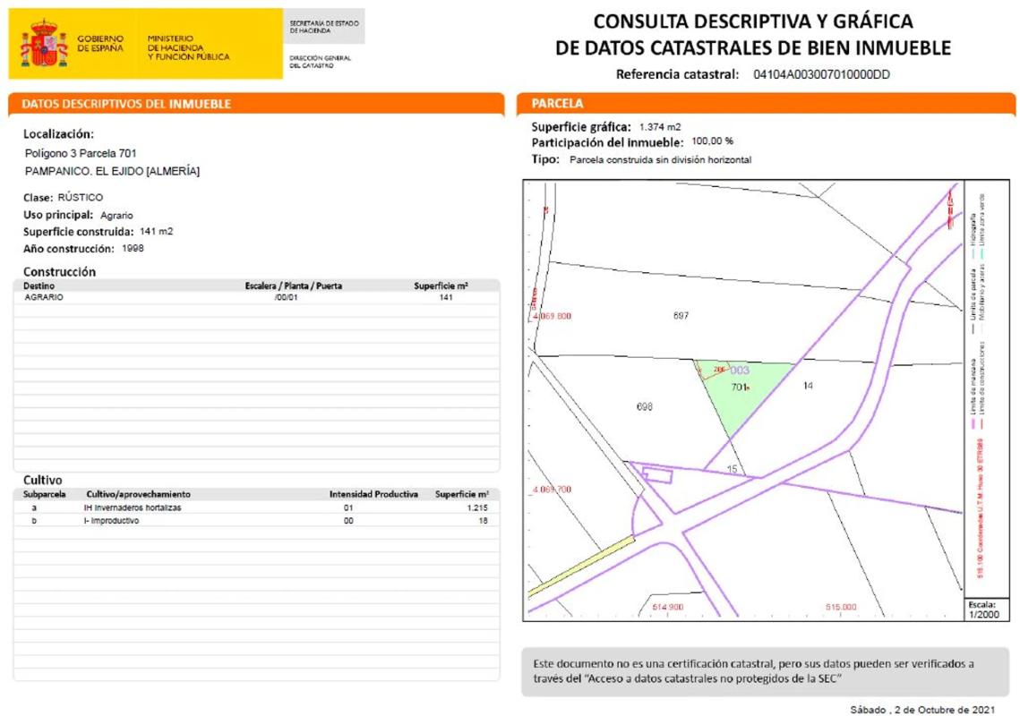 Terreno en venta en El Ejido, Almería photo 5